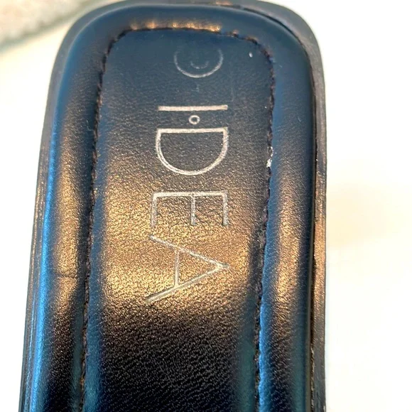 IDEA Ladies Open Toe Mules. Black Sandals. Wider Heel. Size 8. - Picture 10 of 14